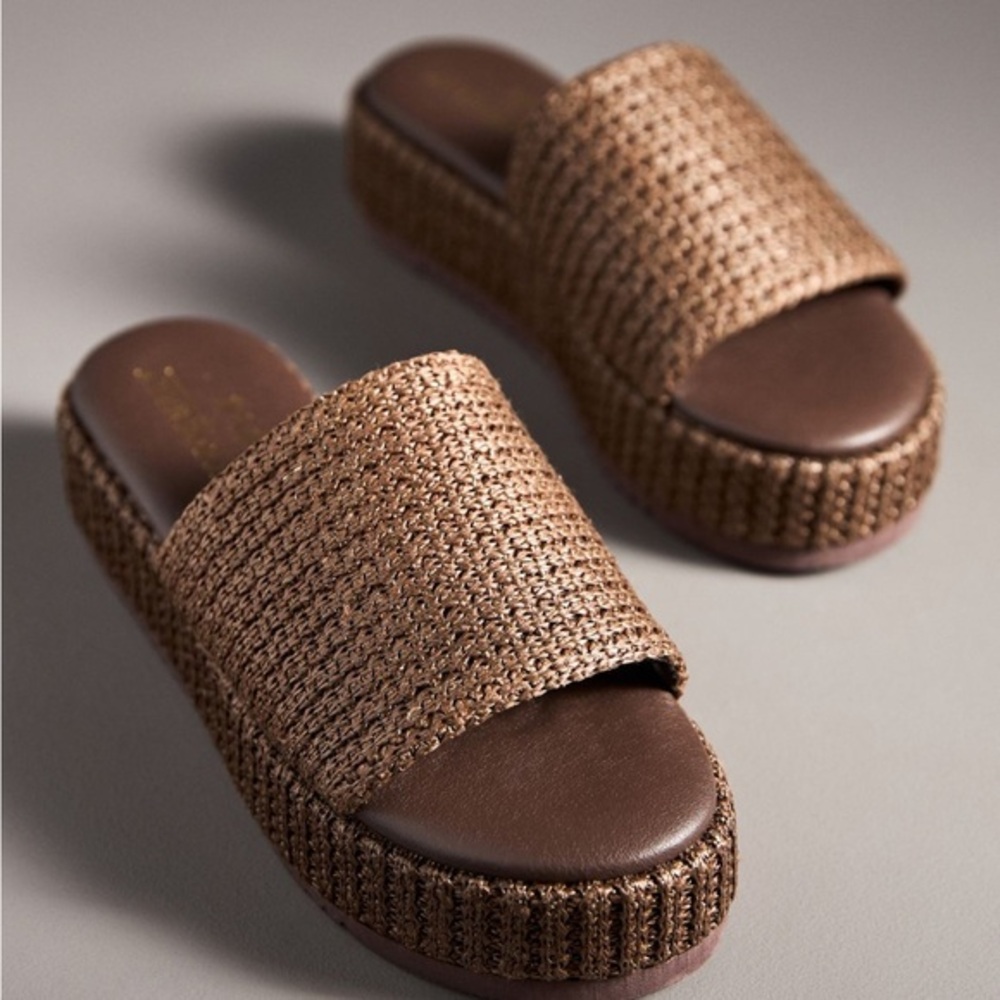 NIB Matisse Montego Platform Sliders x Anthropologie | US 6/ EU 37 - Picture 2 of 4
